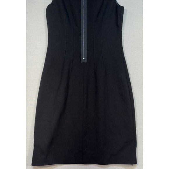 Elie Tahari Womens Sheath Dress Black Size 2 Black Sleek - Picture 8 of 11